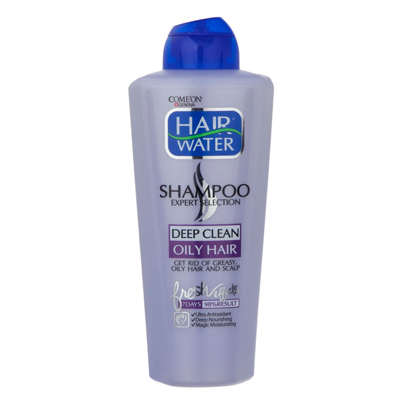 شامپو مو هیرواتر کامان مدل Oily مناسب موهای چرب حجم 400 میل