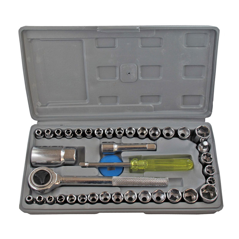 مجموعه40عددی آچار بکس و دسته آچار آیوا AIWA