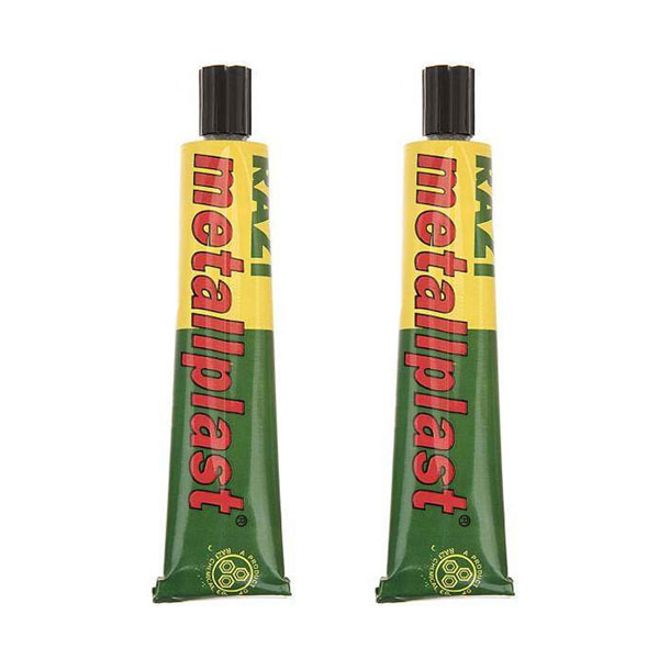 چسب آهن رازی مدل Metallplast حجم 50 میلی لیتر بسته 2 عددی