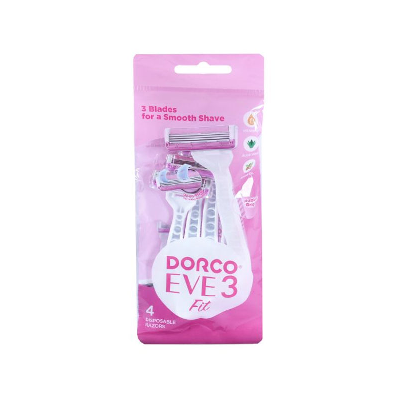 خودتراش دورکو EVE 3 Fit مدل 3 لبه بسته 4 تایی