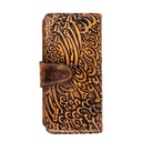 کیف کتی چرم طبیعی دست رنگ طرح عشق و هیچ مدل w-05