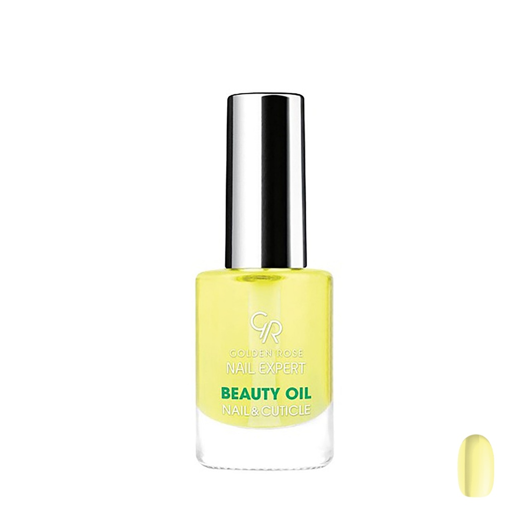 لاک تقویت کننده ناخن گلدن رز مدل Beauty oil حجم 11 میلی لیتر