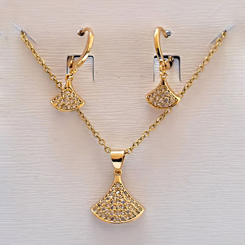 نیم ست زنانه تیتانیوم کد w-se-29