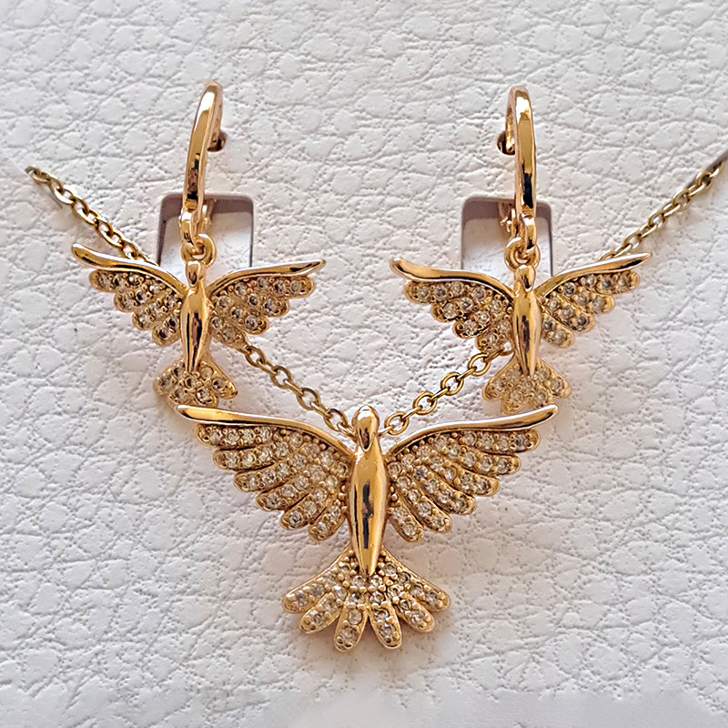 نیم ست زنانه تیتانیوم کد w-se-30