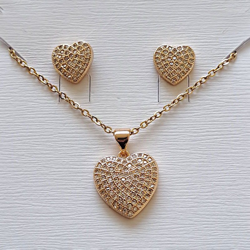 نیم ست زنانه تیتانیوم کد w-se-31