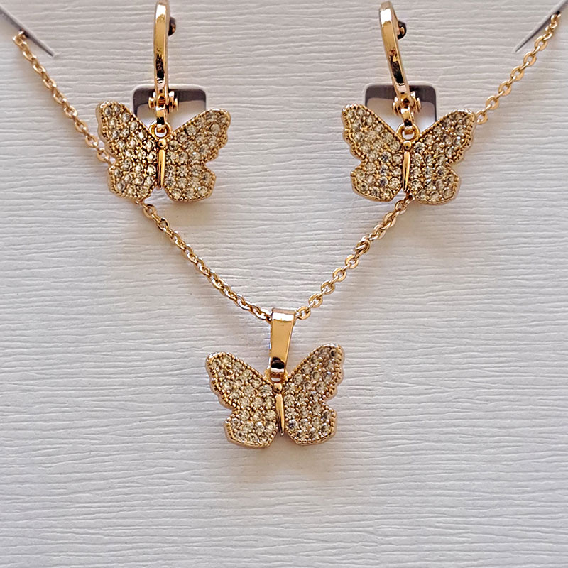 نیم ست زنانه تیتانیوم کد w-se-34