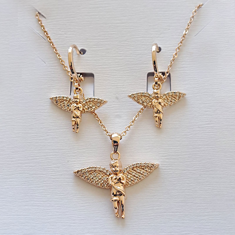 نیم ست زنانه تیتانیوم کد w-se-41