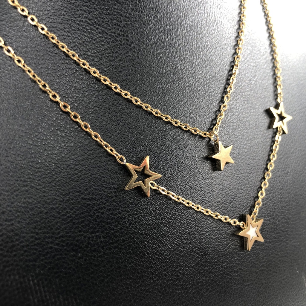 نیم ست زنانه دو ردیفه استیل کد w-se-60