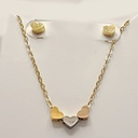 نیم ست زنانه استیل مدل قلب کد w-se-75