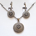 نیم ست زنانه تیتانیوم کد w-se-76