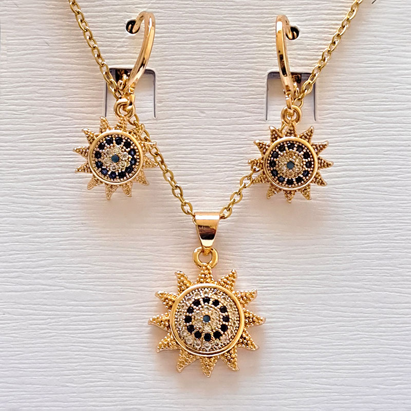 نیم ست زنانه تیتانیوم کد w-se-85