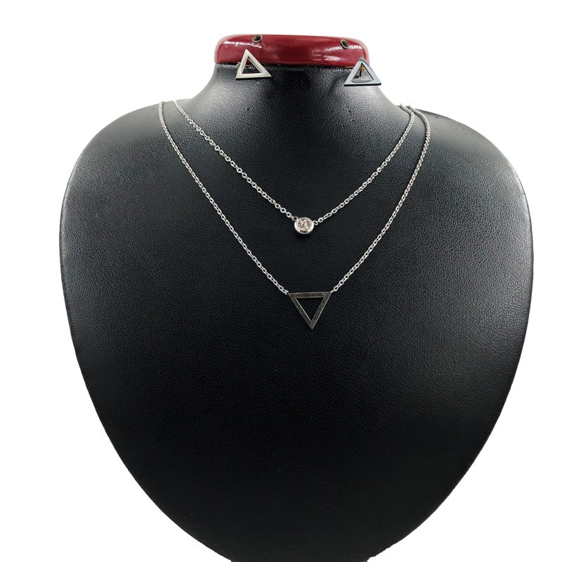 نیم ست زنانه دو ردیفه استیل کد w-se-99