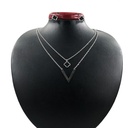 نیم ست زنانه دو ردیفه استیل کد w-se-100