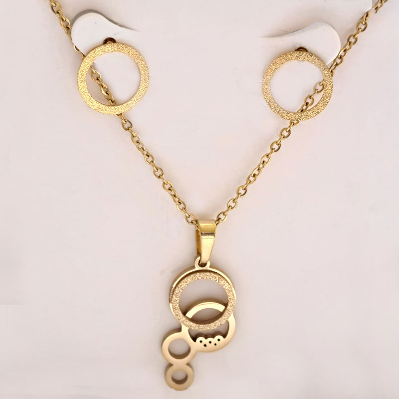 نیم ست زنانه استیل کد w-se-150