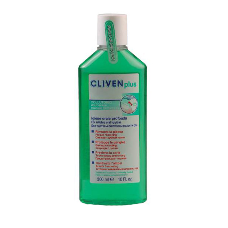 دهان شویه کلیون مدل Plus Mouth Washer حجم 300 میلی لیتر