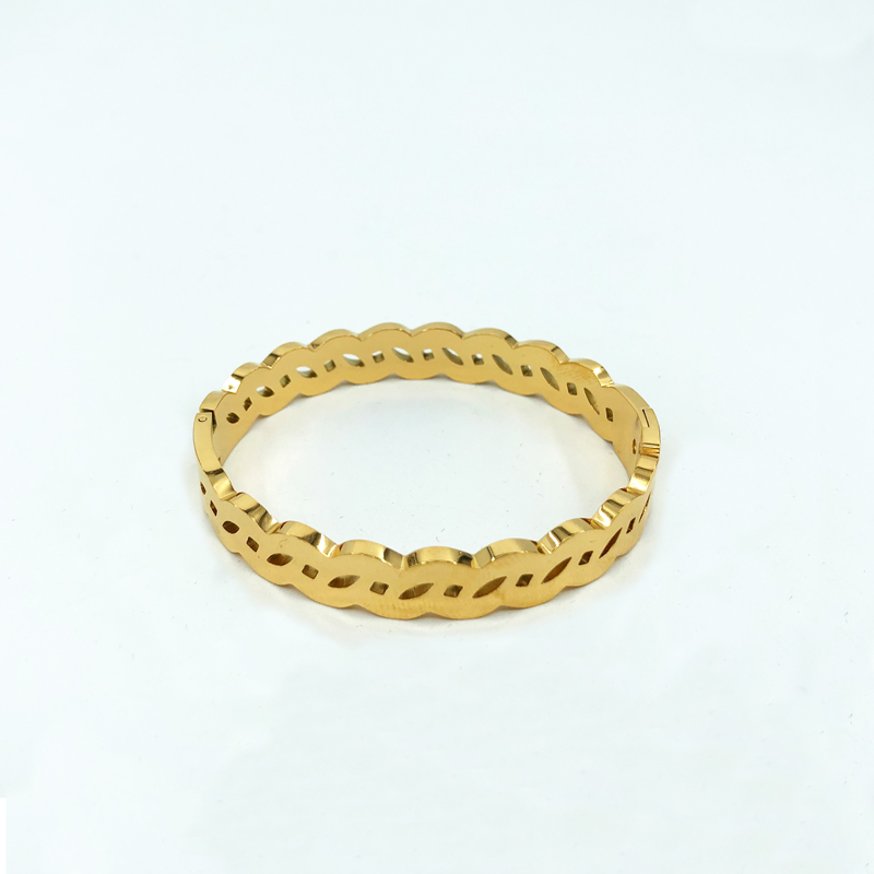 دستبند النگویی زنانه استیل کد W-br-30