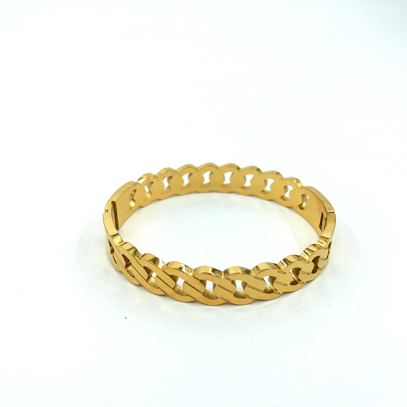 دستبند النگویی زنانه استیل کد W-br-32