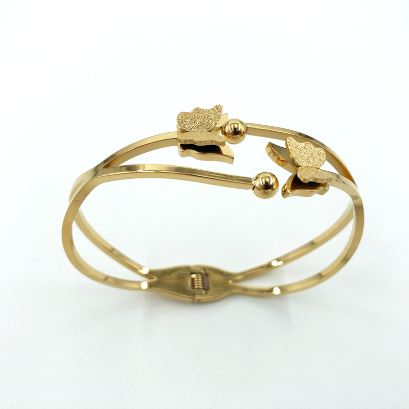 دستبند النگویی زنانه استیل کد W-br-57