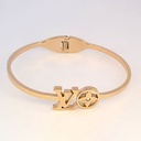 دستبند النگویی زنانه استیل کد W-br-59