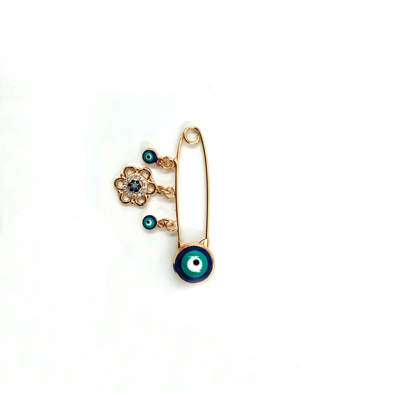 سنجاق سینه وای اس ایکس طرح چشم نظر کد 1