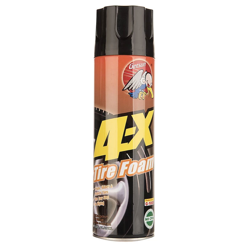 اسپری فوم تمیز کننده تایر گتسان مدل G-1008 حجم 650 میلی لیتر