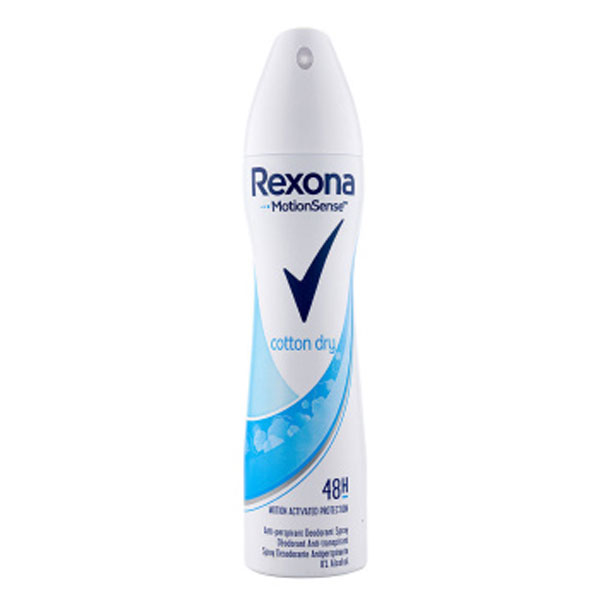 اسپری ضد تعریق زنانه رکسونا مدل Cotton Dry حجم 200 میلی لیتر