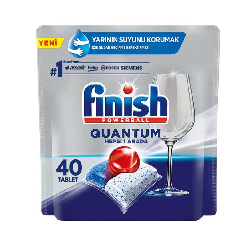 قرص ماشین ظرفشویی فینیش مدل Quantum Hepsi 1 Arada بسته 40 عددی