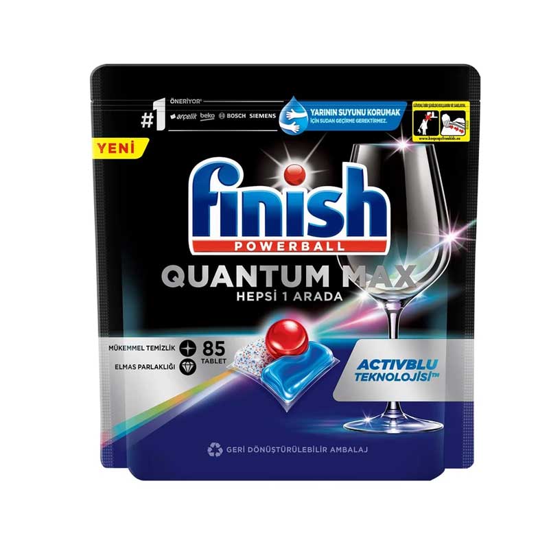 قرص ماشین ظرفشویی فینیش مدل Quantum Max Hepsi 1 Arada بسته 85 عددی