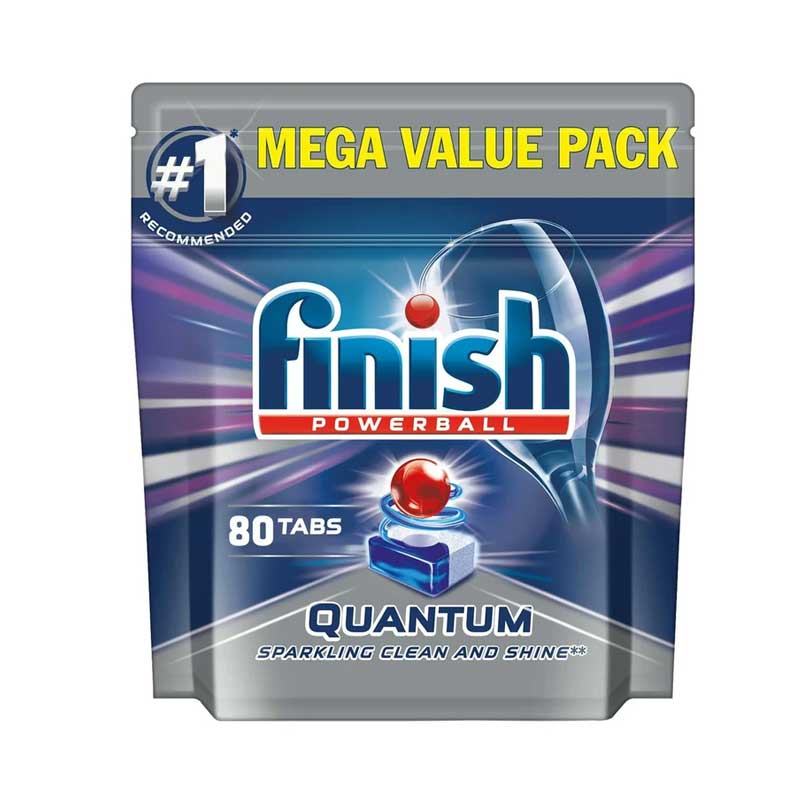 قرص ماشین ظرفشویی فینیش مدل Quantum بسته 80 عددی