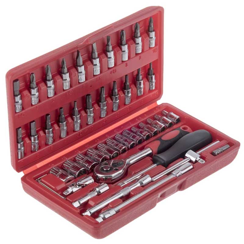 مجموعه 46 عددی آچار و سری بکس سی ار وی مدل CR-V