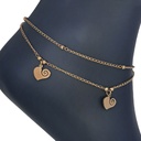 پابند استیل دو ردیفه مدل قلب کد W-an-24