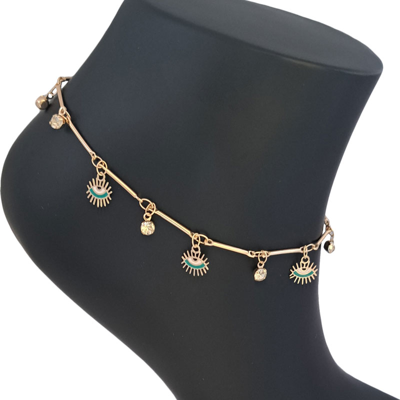 پابند زنانه تیتانیوم مدل چشم و نظر کد w-an-38