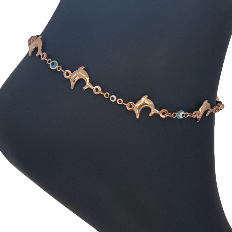 پابند زنانه تیتانیوم مدل دلفین کد W-an-40