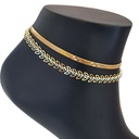 پابند ماری دو ردیفه مدل گندمی کد W-an-62