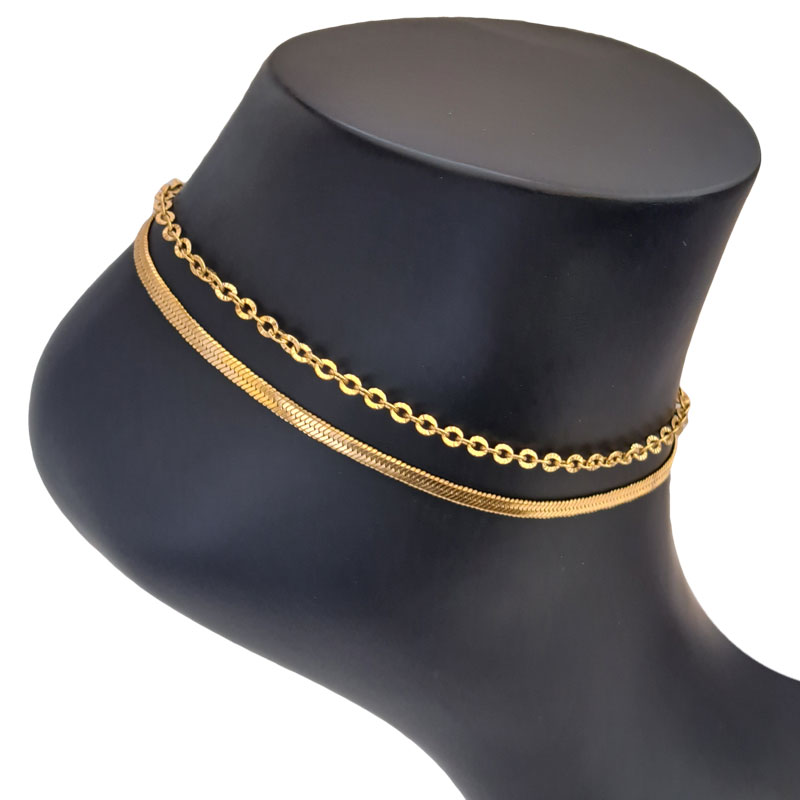 پابند استیل ماری دو ردیفه کد W-an-86