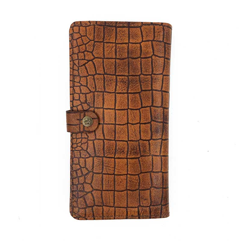 کیف کتی چرم طبیعی دست رنگ مدل W-09