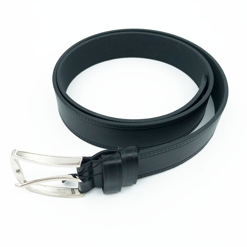 کمربند کلاسیک طرح چرم زبانه دار مدل B-02