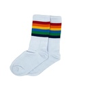 جوراب ساق دار کش اسپرت اعلاء مدل 556 - رنگین کمان