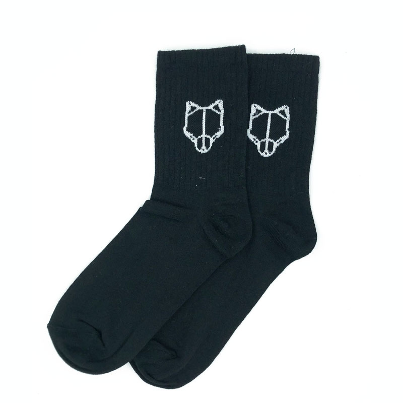 جوراب ساق دار مدل 525 - طرح گرگ