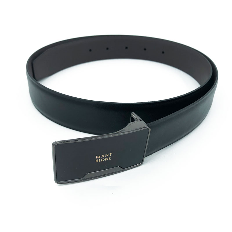 کمربند پلاکی گیره ای طرح چرم مدل B-02