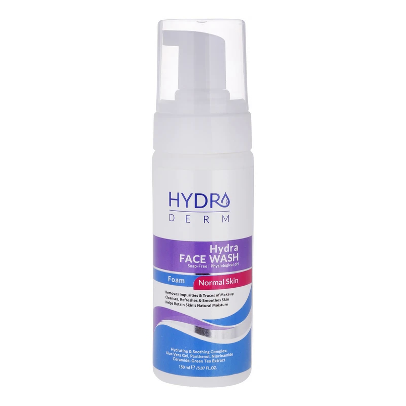 فوم شستشو صورت آلوئه ورا هیدرودرم حجم 150 میل
