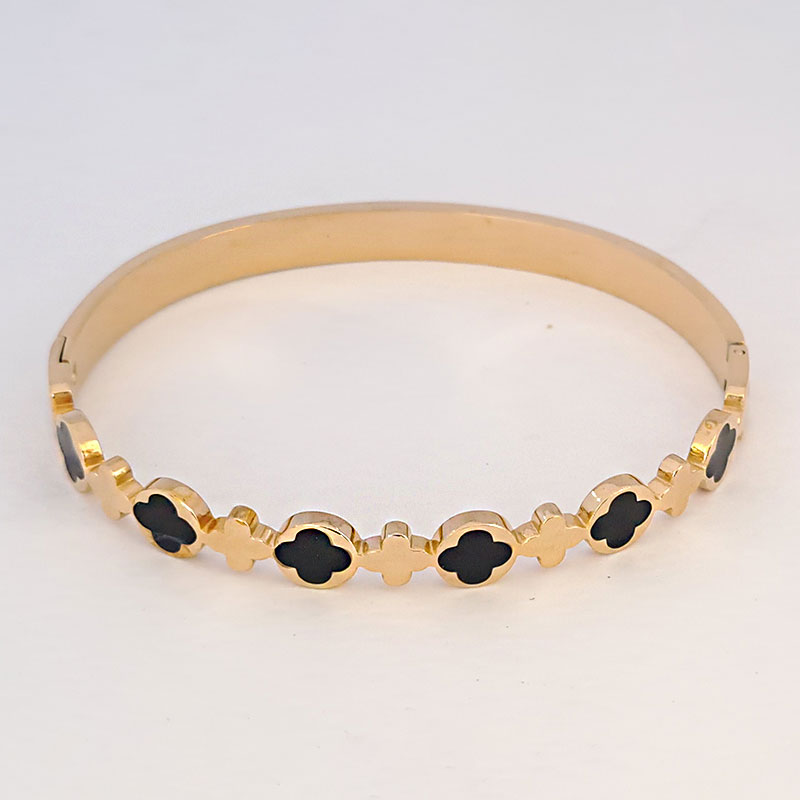 دستبند النگویی زنانه استیل کد w-br-105