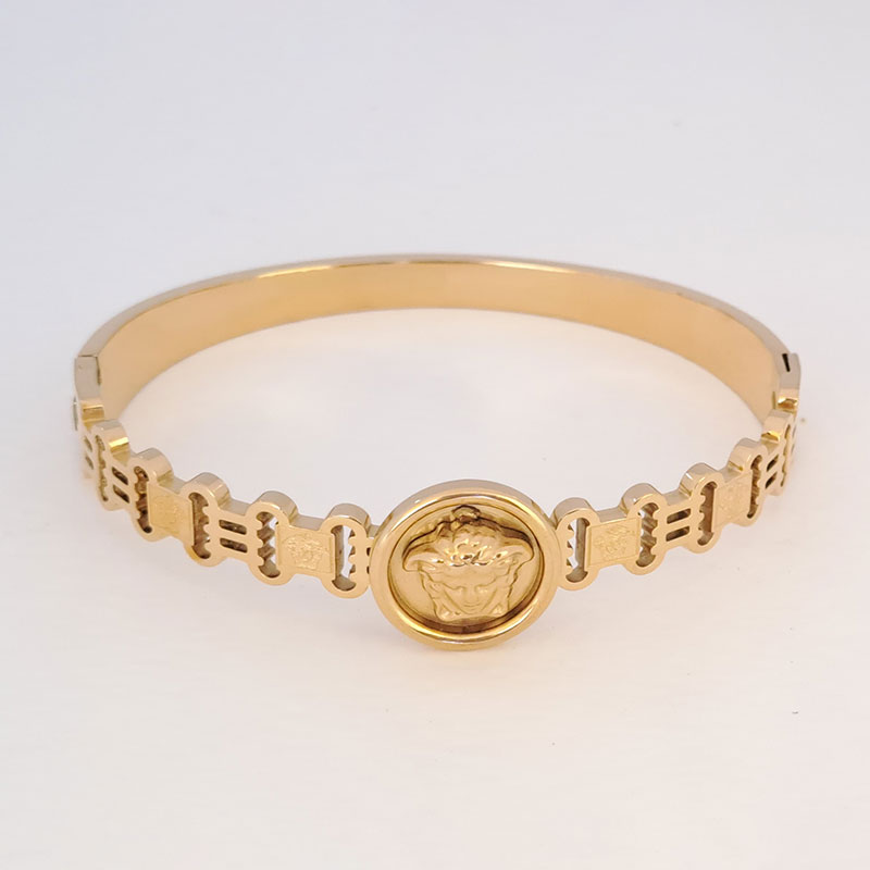 دستبند النگویی زنانه استیل کد w-br-106