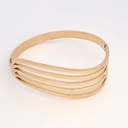 دستبند النگویی زنانه استیل کد w-br-107