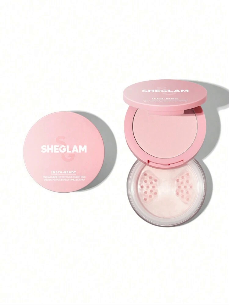 پودر فیکس دو منظوره شیگلم مدل Sheglam Face Setting Powder - Bubblegum 