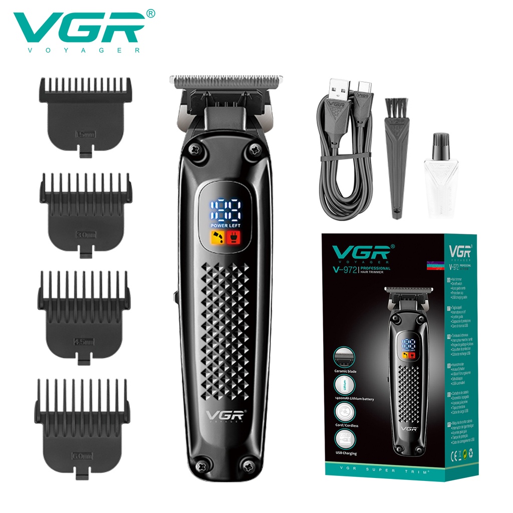 ماشین اصلاح موی سر و صورت وی جی ار مدل V-972