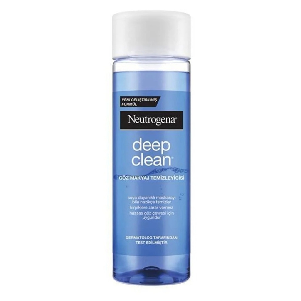 محلول پاک کننده آرایش چشم نوتروژینا مدل Deep Cleaner حجم 125 میلی لیتر