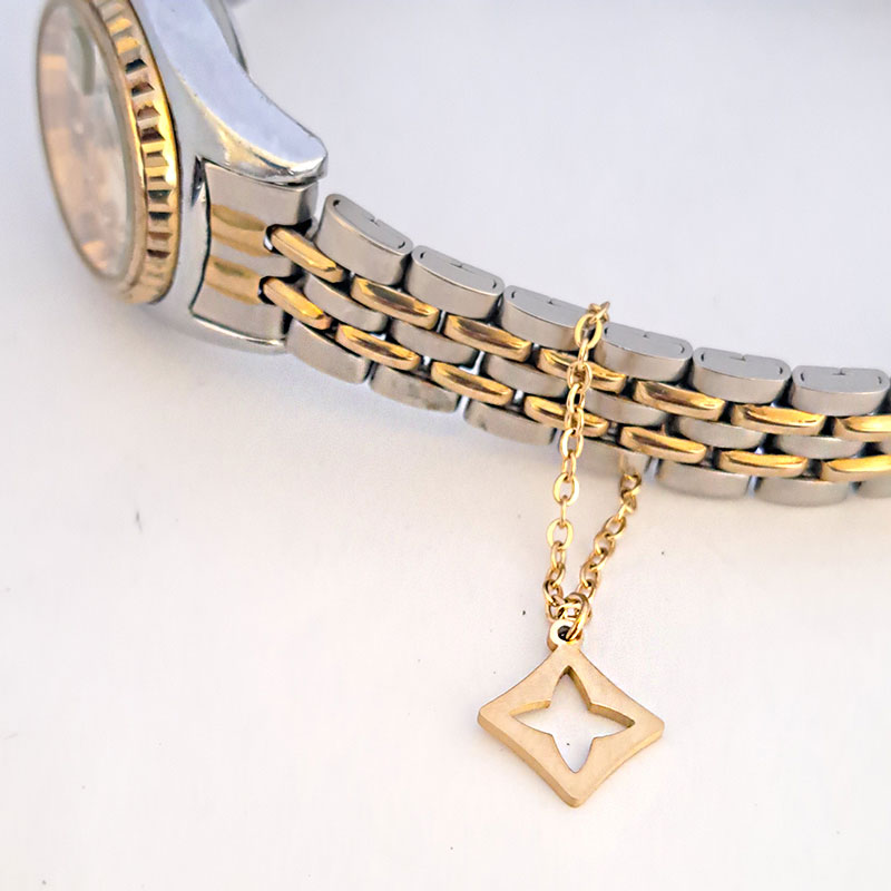 آویز ساعت استیل کد w-br-166