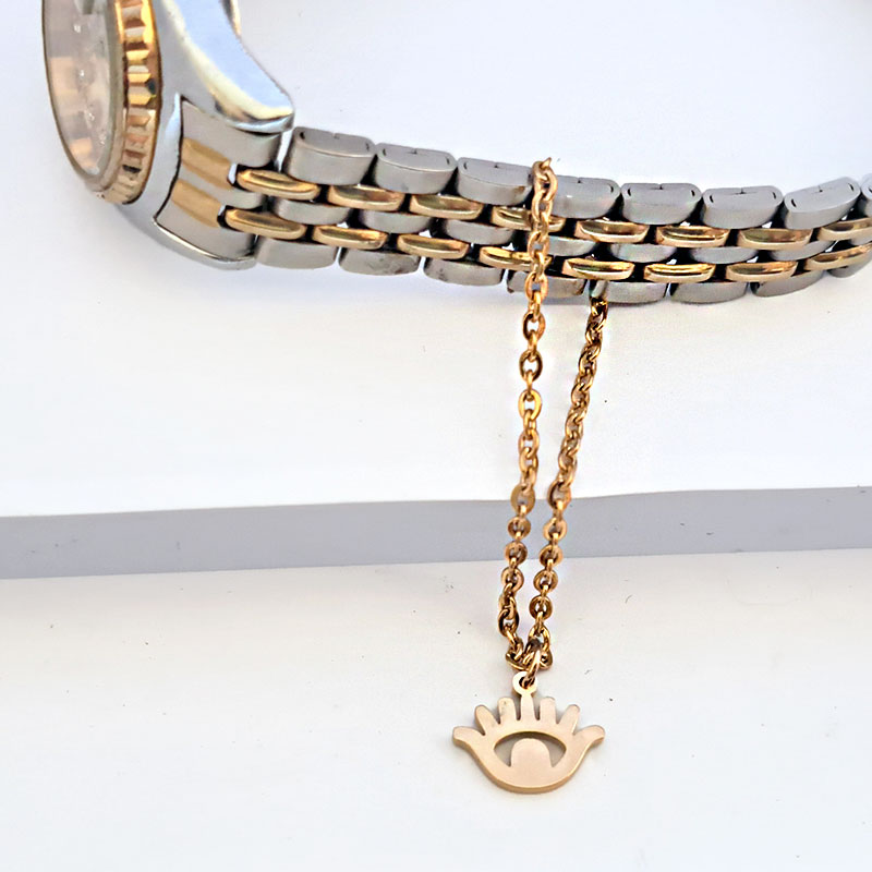 آویز ساعت استیل کد w-br-174