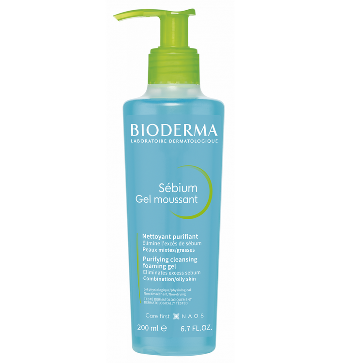  ژل‌شوینده سبیوم بایودرما پوست‌چرب و مختلط 200میل